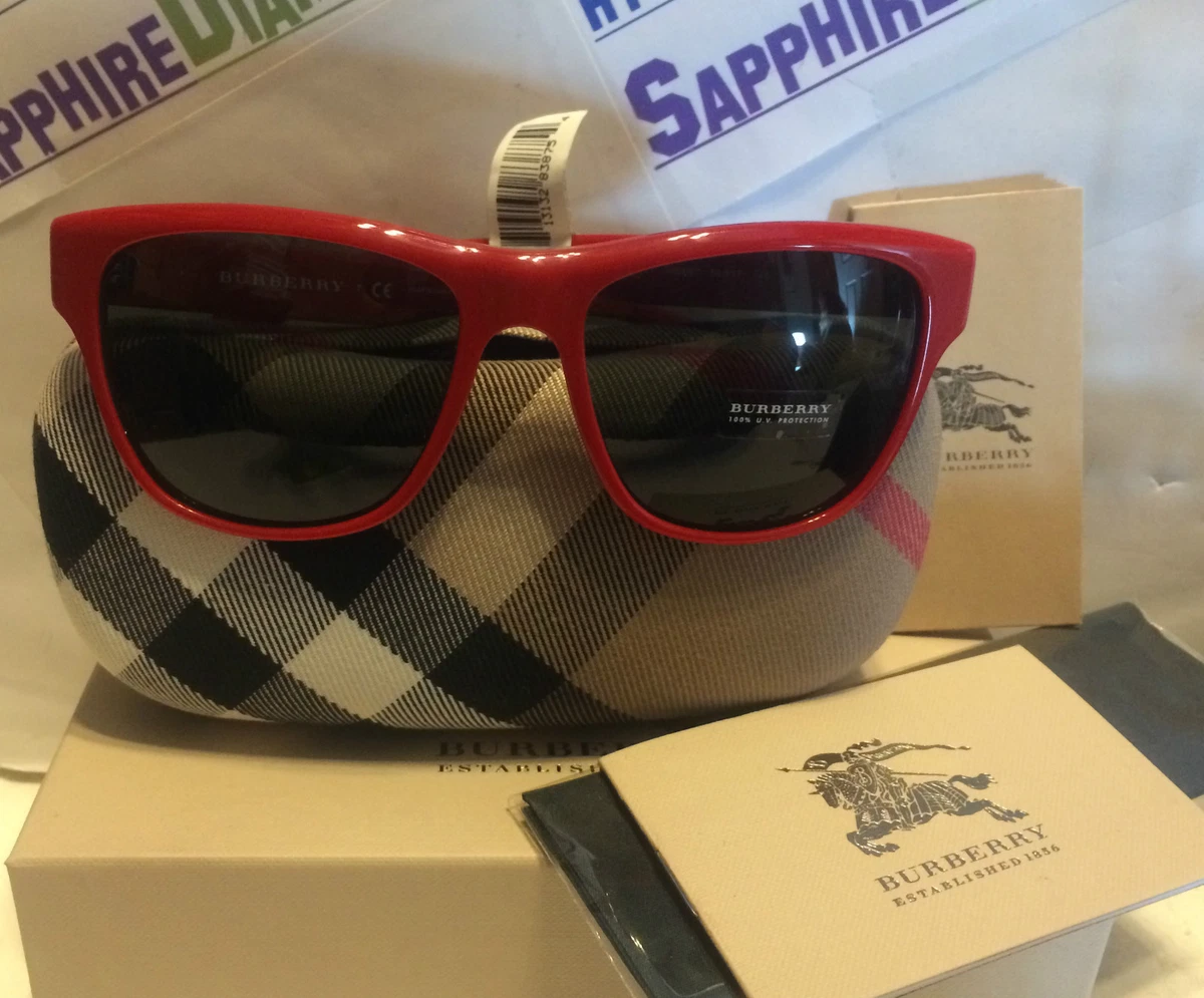 Red burberry sunglasses sale