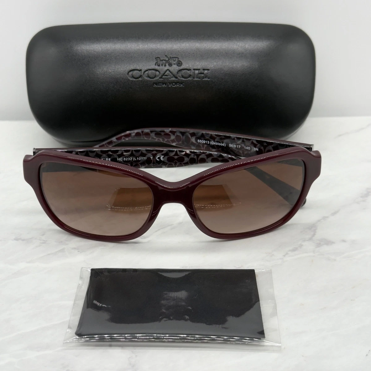 Coach Red Brown Sunglasses for Women for sale | eBay display picture 1