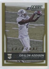 2016 Score Rookies Jumbo Gold Zone /99 Bralon Addison #376 4mt