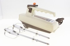 Vtg SUNBEAM Mixmaster Heavy Duty Mixer w/beaters 5 Speed Power Surge Button