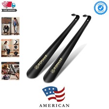 Shoe Horn Long Handle for Seniors Men Women,16.5" Metal Long Shoehorn for Boo...