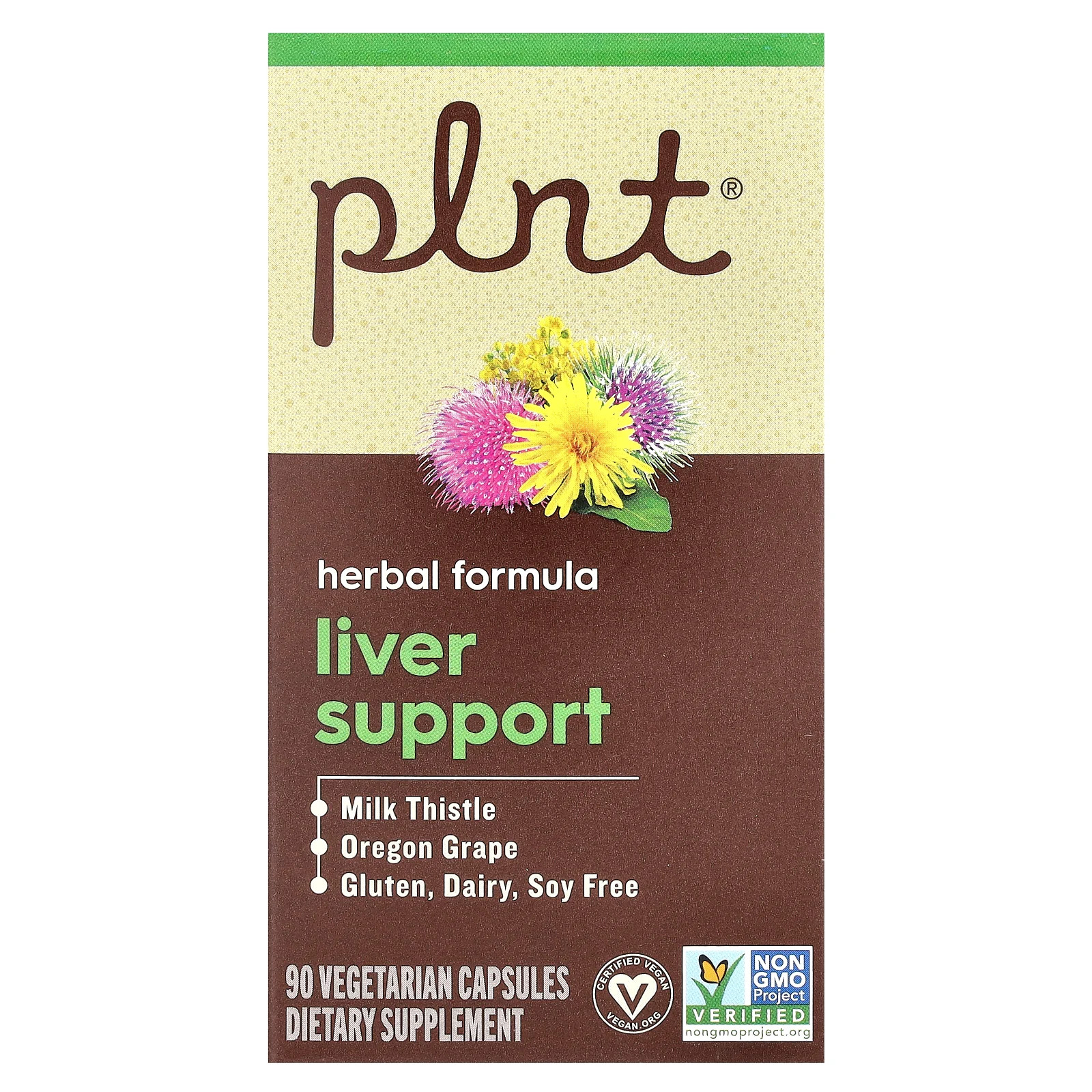 Поддержка печени, 90 вегетарианских капсул