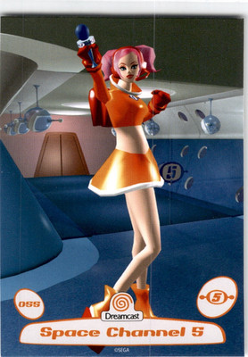 2025 Sega Dreamcast Trading Card Limited Run Games   Space Channel 5 #055