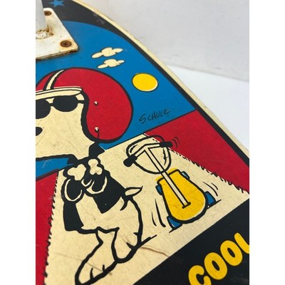 Vintage Nash Peanuts Joe Cool Skateboard Scooter Snoopy Woodstock