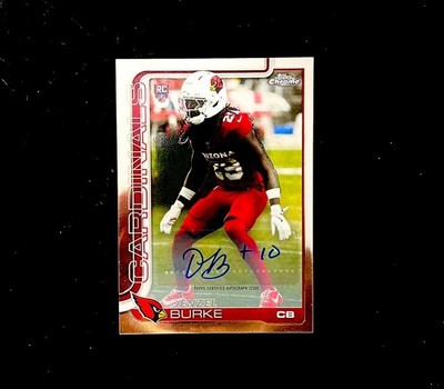 Topps Chrome NFL 2025 Denzel Burke RC Arizona Rookie Autograph Variation #RA-DB