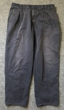Vintage Bugle Boy Pants Size 36 Cotton Straight Chino Faded