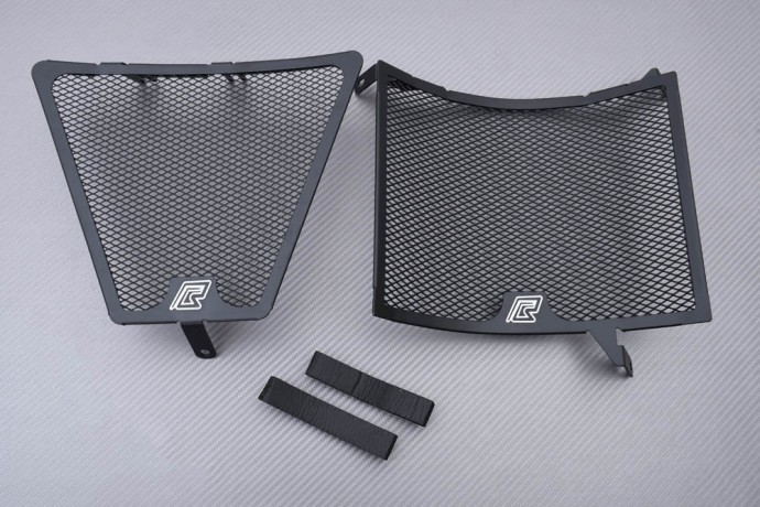 Grilles protection radiateur noires Ducati Streetfighter 1098 SF1098 2009 2010 2011 2012 2013