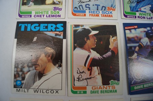 LOT (11) '84 Baseball Cards Topps Don Russ Fleer Detroit Tigers High Grade C122A - Picture 7 of 8