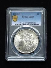 1885-O Morgan Silver Dollar PCGS Graded MS65 #47295679