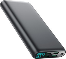 Portable Charger 38800mAh Power Bank with 5 Outputs & 2 Inputs,PD USB C In&Out F