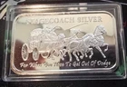 Stagecoach Silver 1 oz .999 Fine Silver Bar Divisible into Four 1/4 oz Segments