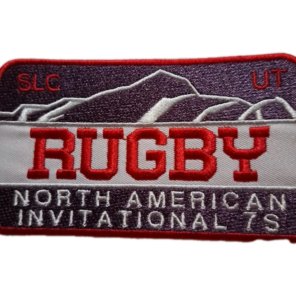 Rugby Patch Set Of 3 North American Invitational 7s Uniform Slc Utah Unused Rare - Image 2 of 4