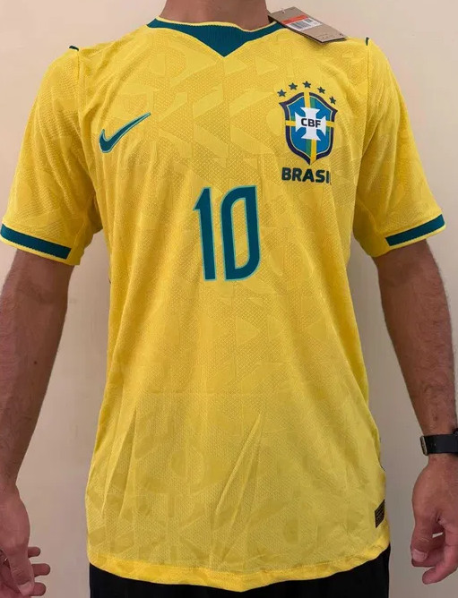 BRAzIL Mens Soccer Neymar Jr #10 Jersey Fan version - FULL SIZE, USA SELLER