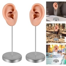 Silicone Ear Model Earring Display Stand Home Ear Studs Holder Fake Ear Prop