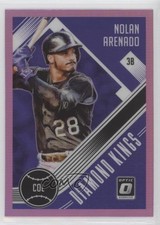 2018 Panini Donruss Optic Diamond Kings Pink Prizm Nolan Arenado #8 fm0