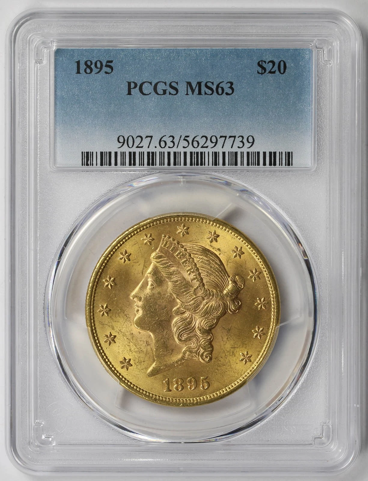 1895 Liberty Head Double Eagle Gold $20 MS 63 PCGS