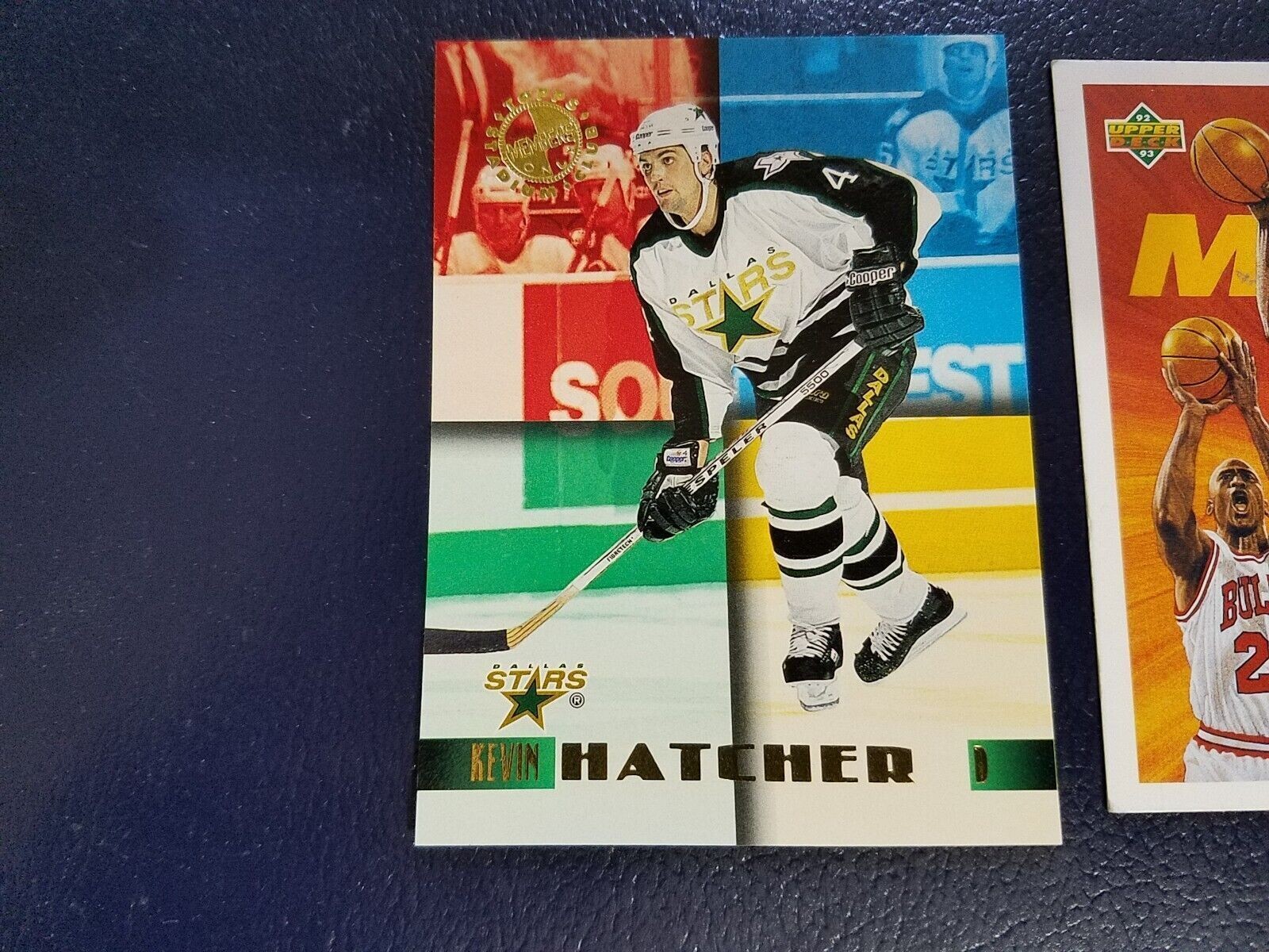Kevin Hatcher North Stars 1995 TSC Topps Stadium Club Members Only Oversize