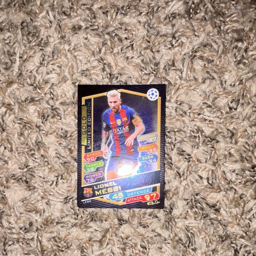 16-17 Topps Match Attax UEFA Champions League - Limited Edition Lionel Messi GLD