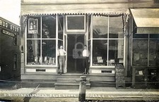 Sugar Creek OH Ohio Winkelpleck Drug Store Tuscarawas Co 910 RPPC Postcard COPY