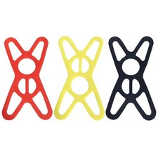 Universal Phone Motorcycle Handlebar Silicone Security Strap Holder