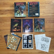 1995 D&D Advanced Dungeons & Dragons NIGHT BELOW: AN UNDERDARK CAMPAIGN Complete