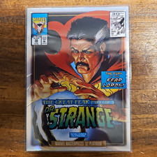 2024 Sky Box Marvel Masterpieces '92 Platinum Doctor Strange Cover Rainbow 24-V