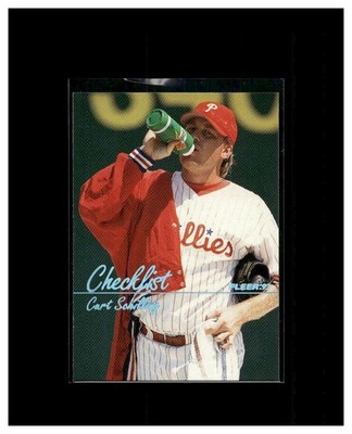 1997 Fleer - Team Checklist Curt Schilling #741 Tiffany