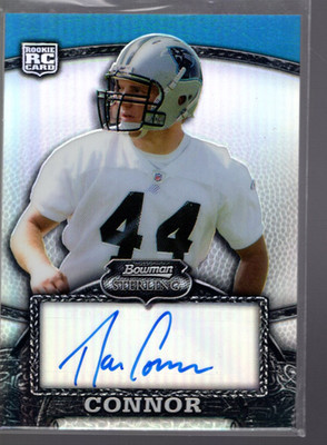 B0980- 2008 Bowman Sterling Refractors Nr. 108 Dan Connor Auto /199 - NM-MT