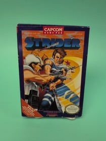 Strider (Nintendo NES, 1989) Complete With Box Manual Cart Tested Authentic