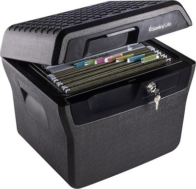 SentrySafe Fireproof Waterproof Lock Box 0.66 Cubic Feet