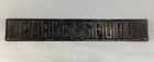 Vintage Parkersburg Metal Oil Pump Sign - Rare!