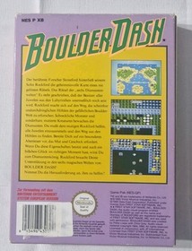 Boulder Dash &bull; Nintendo NES embalaje original