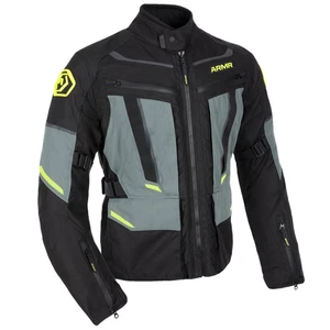 Armr Kumaji 3.0 Waterproof Motorcycle Jacket - Black Green Fluo Yellow