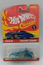 Hot Wheels Classics #1 Scorchin' Scooter {{ BLUE }} FREE SHIPPING