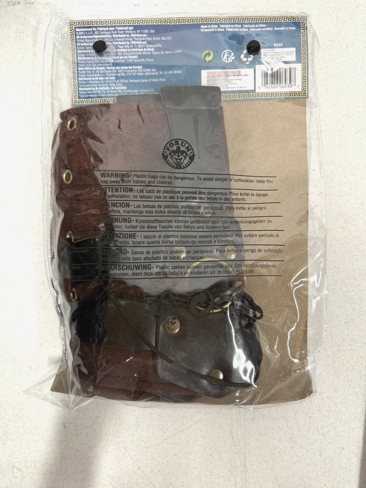 RUBÍES DIOSES Y DIOSAS Talla Única PIERNA ROMANA ESPINILLERAS Edad 14+ ¡ENVÍO RÁPIDO! Foto 3 de 4