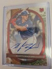 2025 Topps Museum Collection - Archival Autographs Wyatt Langford #AA-WL Ruby...