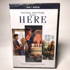 Here (DVD + Digital 2024) Tom Hanks Robin Wright - Robert Zemeckis - New Sealed