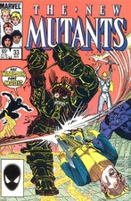 New Mutants #33 FN 1985 Stock Image
