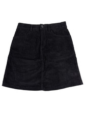  NWT Brandy Melville Women's Corduroy Black Skirt - One Size