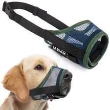 Dog Muzzle - Soft Mesh Mouth Guard for Small, Medium, Large Dogs - Breathable...