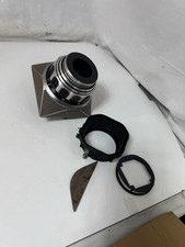 Vintage Linhof Technika Tan Multifocal Viewfinder w/ Mask Hood Accessories