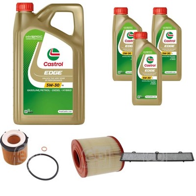 FEBI Inspektionspaket 8L Castrol EDGE Titanium FST 5W-30 LL für BMW X1 E84
