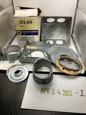 Square D G2-BB Service Fitting To Accomodate Two Nema Duplex Power Receptacles