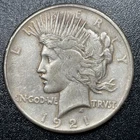 1921 Peace Silver Dollar $1 Choice VF Very Fine Better Grade Key Date