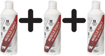 3 x Dorian Yates Muscle Force, Pineapple - 500 ml. (20,66 EUR/L)
