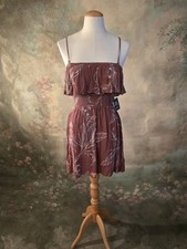 Express Floral Ruffle Mini Dress XS