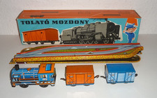 LEMEZARU / BLECH-SPIELZEUG / TOLAT&Oacute; MOZDONY / EISENBAHN WENDELOKOMOTIVE / #189#