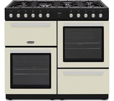 Montpellier MDFRC100C 100cm Dual Fuel Range Cooker Cream & Chrome 7 Hob RRP £999