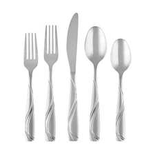 Cambridge Mercado Sand 20-Piece Stainless Steel Flatware Set (Service for 4)
