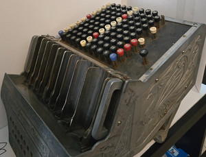 Brandt Automatic Cashier Coin Change Machine 1910s-20s Griffin Sides Vintage